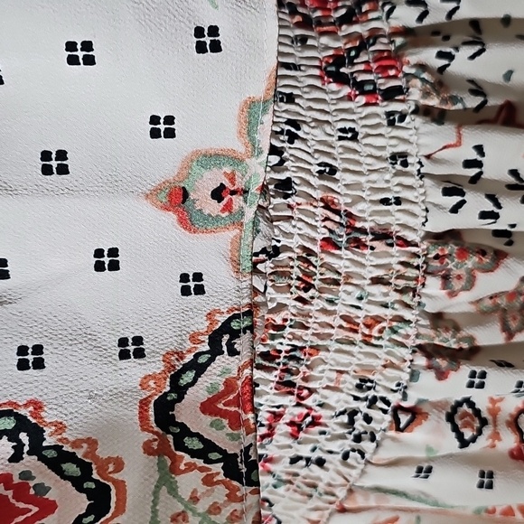 1. State Strapless Summer Tiered Ruffel Dress. Multipal Colors. Size Large. - Picture 3 of 7